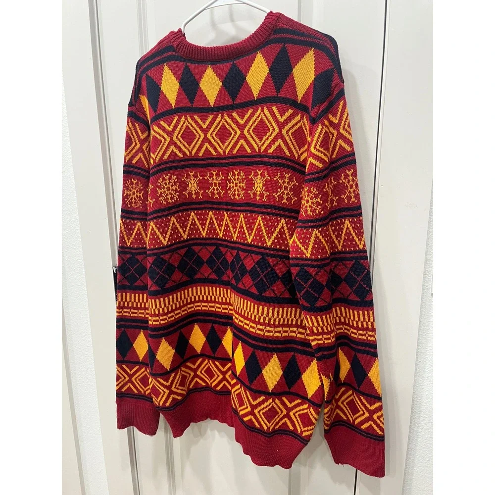 Cleveland‎ Cavaliers NBA Ugly Sweater 2X Large Red Gold Blue Knit